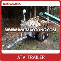 CE 1000kg Galvanized ATV Trailer With Vertical Crane Model TB1000(A)