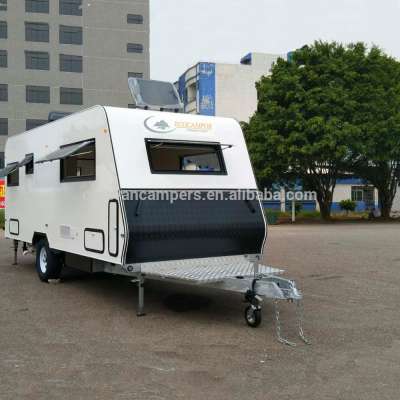 teardrop food caravan mobile caravan for easy tow