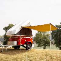 China Made Small Size Off Road Camper Trailer With Tent