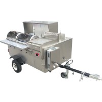 Custom Food Trailer Cart For Sale With Double Deep Fryer