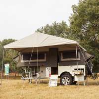 Off Road Travel Hard Floor Camper Trailer With Kitchen