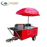 mobile food cart pop-up food camper trailer