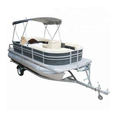 DIY aluminum pontoon tube for rowing boat yacht Houseboat