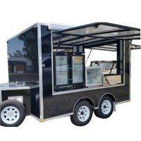 Custom mobile kitchen trailer hot dog cart for sale