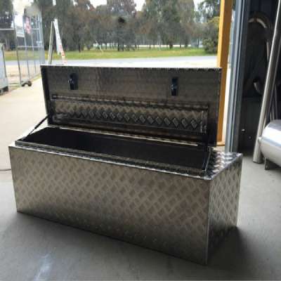 Custom Made Aluminum Front Toolbox Storage Boxes For Travel Trailer